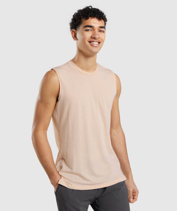 Panske Tielko Gymshark Studio Amplify Nachový Ruzove | RT6147903